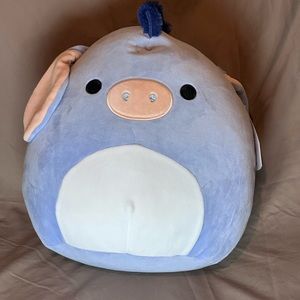 New Squishmallows Fina The Blue Donkey 11" plush LTD Official KellyToy 2021.